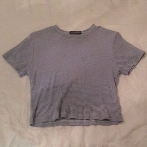 brandy melville striped tee